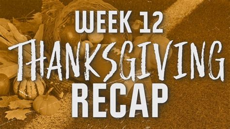 Recap of Thanksgiving Day matchups in Week 12 of the 2023 NFL season – NBC New York