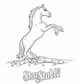Star Stable Coloring Sheets Pages sketch template