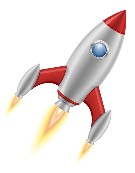 space rocket retro spaceship vector illustration 510946 Vector Art at Vecteezy