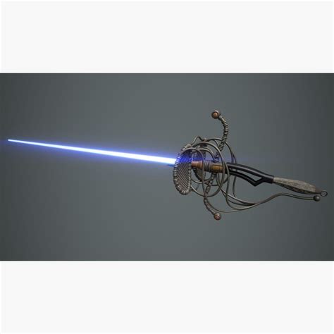 3D model Rapier Lightsaber VR / AR / low-poly | CGTrader