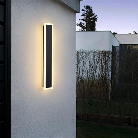 YAOWSZM Outdoor Wall Light LED Wall Lights: Modern Outodoor Sconce 12W Exterior Light Fixtuer ...