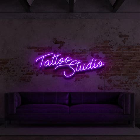 Tattoo Studio | LED Neon Sign | ONE Neon in 2023 | Tattoo studio, Tattoo shop decor, Neon tattoo