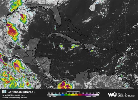 The Caribbean Weather Satellite Map - Zip Code Map Las Vegas