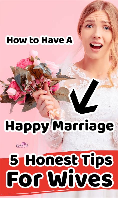 5 Secret Tips for a Happy Marriage: A Tip for Wives