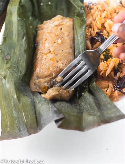 Kittitian Style Conkies in Banana Leaf - Tasteeful Recipes