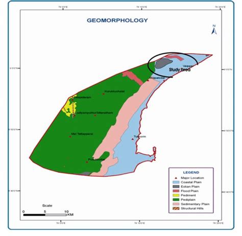 Geomorphology map of the area | Download Scientific Diagram