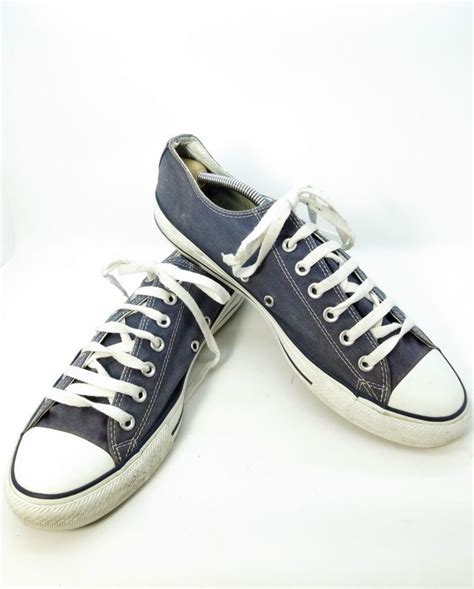 Mens Converse Light Blue Denim All Star Oxford Trainers - Size 11 ...