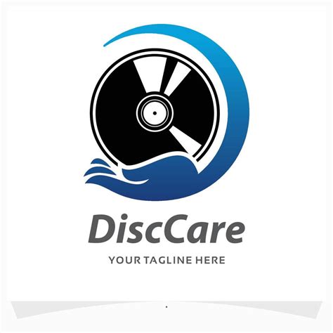 disc care logo design template 14797510 Vector Art at Vecteezy