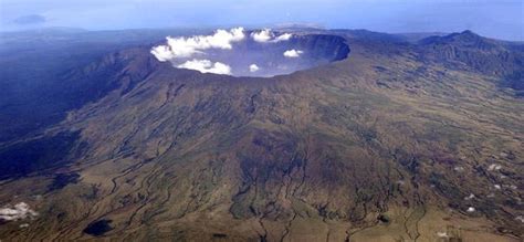 Aerial view of Mount Tambora | Learnodo Newtonic