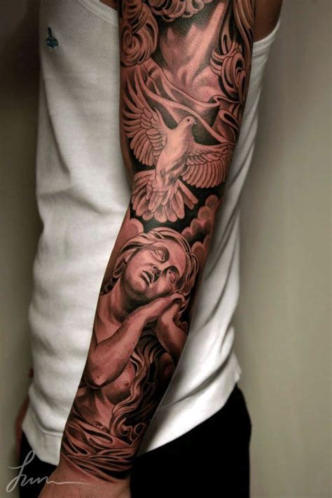 Angel Tattoo Sleeves For Men