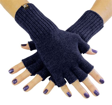 Merino Wool Knit Fingerless Gloves | Made in America