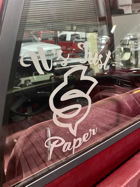 It’s Just Paper decal – ON D GAS, LLC