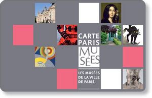 Carte Musée Paris | Carte