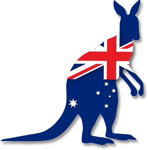 Australia Flag Map Png