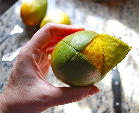 Snack on a Mango "Lolly-pop" Style