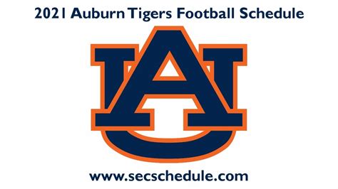 2021 Auburn Tigers Football Schedule Preview - Win Big Sports