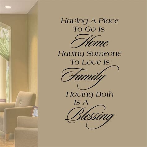 Christian Wall Decal Home Family Blessing Religious Quote Family Wall ...