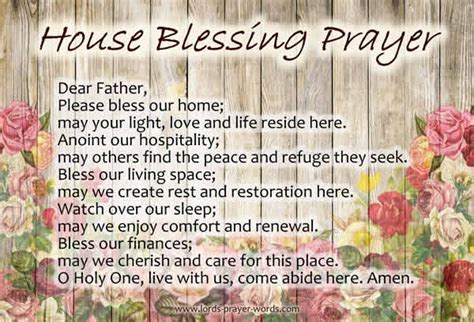 5 Inspiring House Blessing Prayers - powerful words! . . . #houseblessing #prayersfornewhome ...