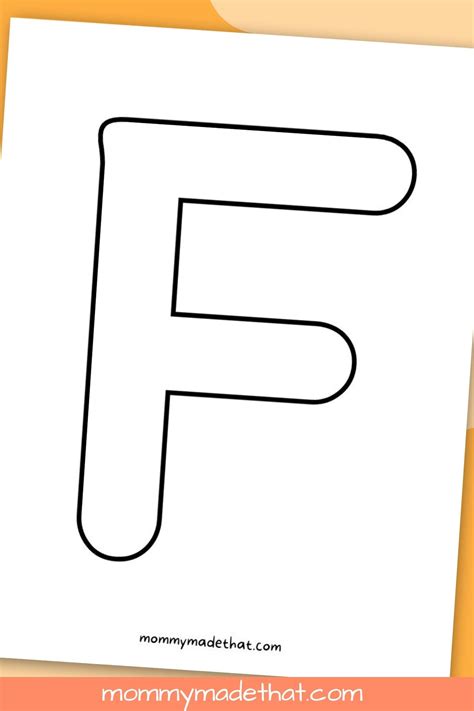 Printable Letter F (Grab the Free Templates)