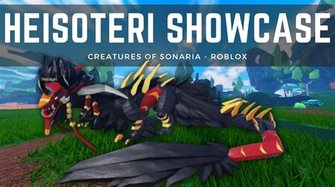 Heisoteri Showcase [Creatures of Sonaria - Roblox] - YouTube