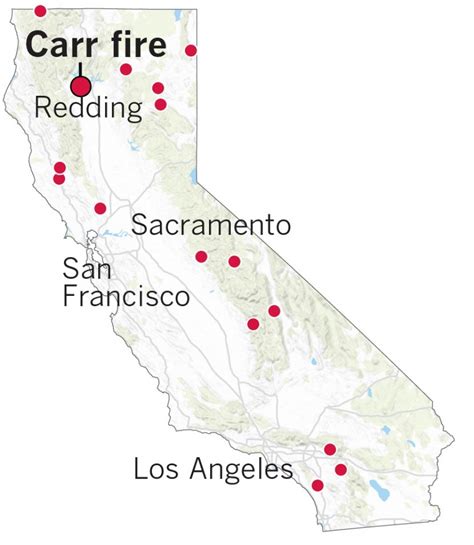 Redding California Fire Map - Printable Maps