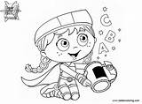 Super Why Wonder Red Coloring Pages sketch template