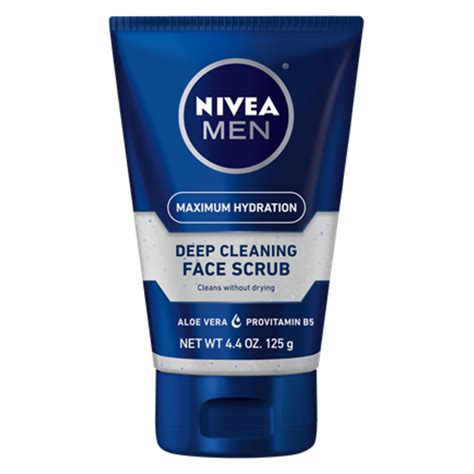 NIVEA Men Maximum Hydration Deep Cleaning Face Scrub 4.4 oz. - Walmart.com - Walmart.com