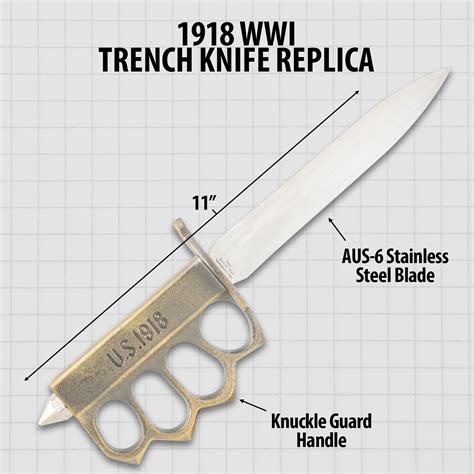1918 WWI Trench Knife Replica