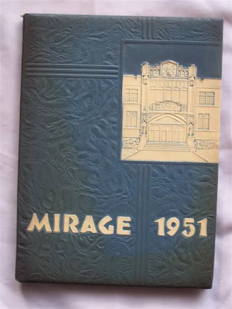1951 ROCHESTER HIGH School, Yearbook, Rochester, Pennsylvania Mirage ...