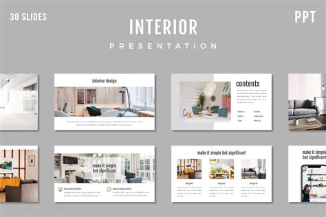 Creative Elegance Interior Design PowerPoint Template ...