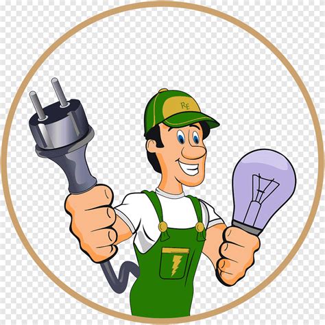 Free download | Man holding light bulb illustration, Electrician Electricity Electrical ...