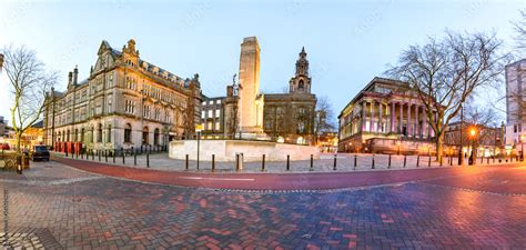 Famous landmarks of a Preston city in one frame Stock Photo | Adobe Stock