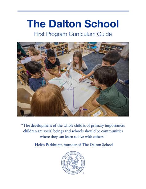 The Dalton First Program (Kindergarten - 3rd Grade) Curriculum Guide by The Dalton School - Issuu