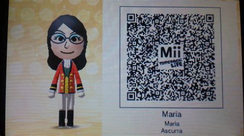 My mii QR code by MariaFangirl1998 on DeviantArt