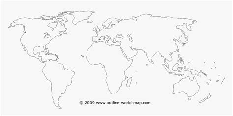 Blank World Map With Transparent Continents, Transparent - Map, HD Png ...