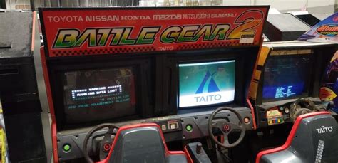 BATTLE GEAR 2 TWIN RACING ARCADE GAME TAITO