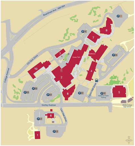 Campus Map :: UNM Gallup | The University of New Mexico