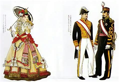 👑The Meiji Period of the Military Uniform and the Western Clothe Style ...