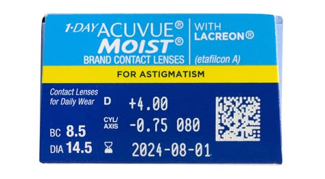1-Day Acuvue Moist Astigmatism | Cheap Contact Lenses | LensDirect