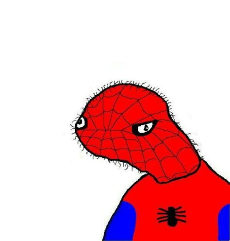 a drawing of a spider man with his face covered in a web - like substance