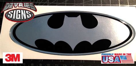 DOMED original Batman Ford emblem overlays 3M™ F-150 Super