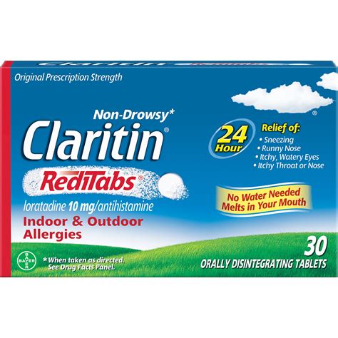 Claritin RediTabs Allergy Relief Orally Disintegrating Tablets, 30CT