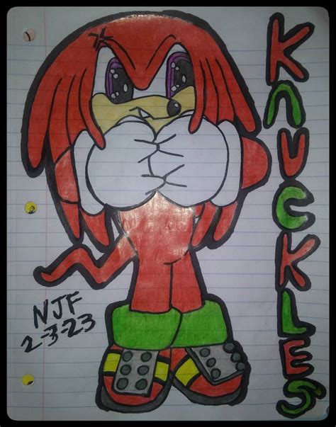 Knuckles fan art by gamernate96 on DeviantArt