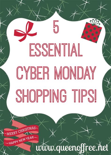 5 Essential Cyber Monday Shopping Tips - Queen of Free