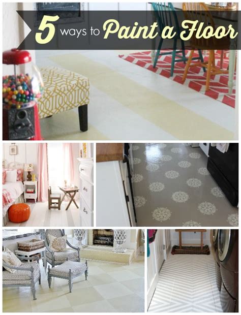 5 Ways to Paint a Floor - Infarrantly Creative