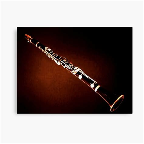 "Clarinet Wind Instrument Wall Art Musical Home Decor A069" Canvas ...