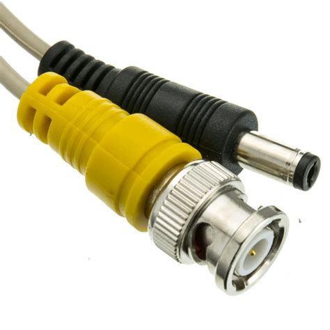 50ft BNC Video & Power Cable, BNC Male, DC Male to Female