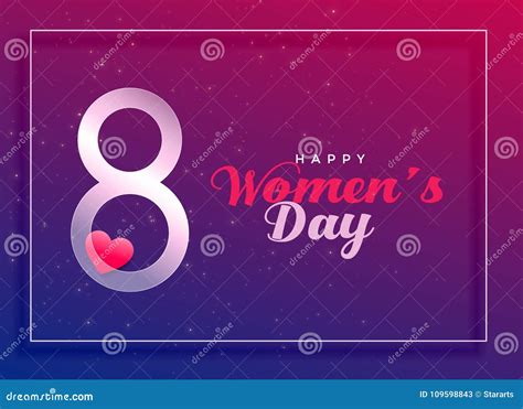 8th March, International Women`s Day Celebration Background Stock ...