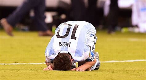 Argentina loss over Chile in Copa America 2016. Lionel Messi missed his penalty kick. Lionel ...