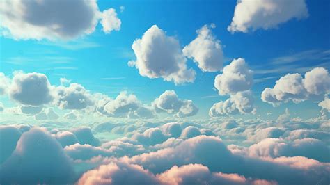 Sky Dreamy Clouds Blocky Clouds White Background, White, Massive Cloud ...